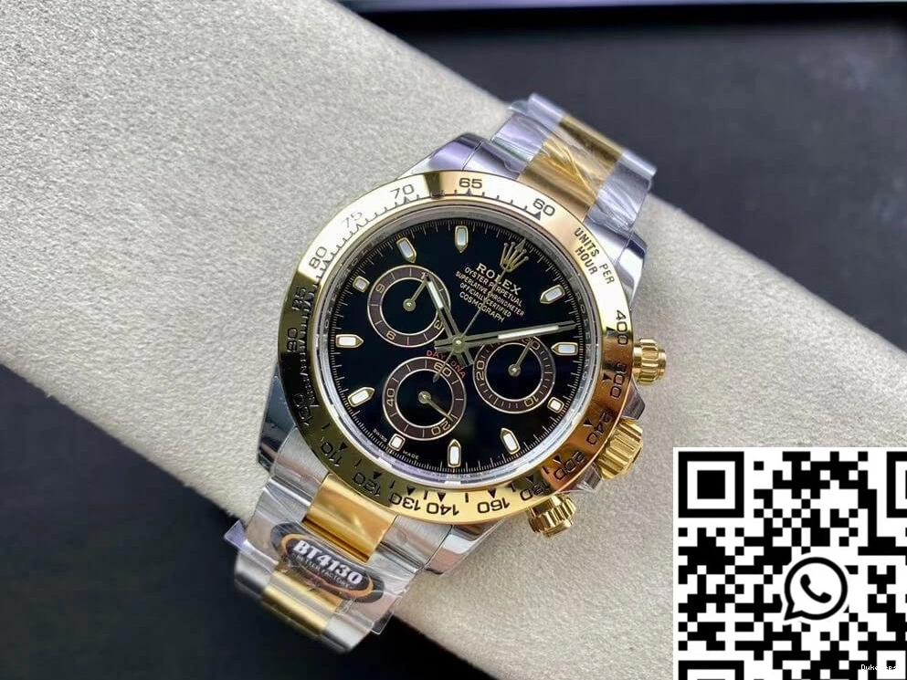 Gold Factory Daytona BT Yellow Black M116503-0004 Dial Rolex 0818